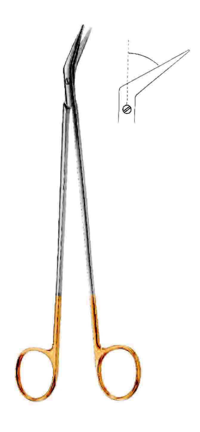 DE BAKEY ALTIN SAPLI VASKULER MAKAS 60° 19CM